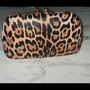 Leopard Clutch